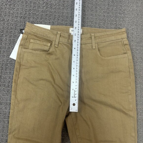 L'Agence Jeans 29 Distressed Frayed Raw Hem High Rise Skinny Stretch Everday - Picture 6 of 8